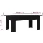 Mesa de centro madera contrachapada negro 100x60x42 cm de vidaXL, Mesas de centro - Ref: Foro24-801180, Precio: 50,08 €, Desc...