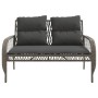 Set de sofás de jardín 4 pzas y cojines ratán sintético gris by vidaXL, Garden sets - Ref: Foro24-368729, Price: 297,12 €, Di...