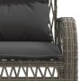 Set de sofás de jardín 4 pzas y cojines ratán sintético gris by vidaXL, Garden sets - Ref: Foro24-368729, Price: 297,12 €, Di...