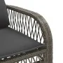 Set de sofás de jardín 4 pzas y cojines ratán sintético gris de vidaXL, Conjuntos de jardín - Ref: Foro24-368729, Precio: 358...