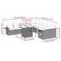 Set de sofás de jardín 11 pzas y cojines ratán sintético negro by vidaXL, Garden sets - Ref: Foro24-3268166, Price: 704,80 €,...