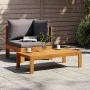 Sofás de jardín 2 pzas con cojines madera maciza acacia by vidaXL, Modular outdoor sofas - Ref: Foro24-367632, Price: 199,18 ...