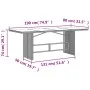 Set comedor jardín 9 pzas y cojines ratán sintético gris by vidaXL, Garden sets - Ref: Foro24-3262786, Price: 1,00 €, Discoun...