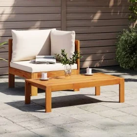 Sofás de jardín 2 pzas con cojines madera maciza acacia by vidaXL, Modular outdoor sofas - Ref: Foro24-367626, Price: 188,71 ...