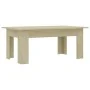 Mesa de centro madera contrachapada color roble 100x60x42 cm de vidaXL, Mesas de centro - Ref: Foro24-801182, Precio: 47,18 €...