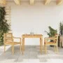 Juego de comedor para jardín 3 pzas madera maciza de teca by vidaXL, Garden sets - Ref: Foro24-3155976, Price: 369,15 €, Disc...