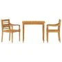 Juego de comedor para jardín 3 pzas madera maciza de teca by vidaXL, Garden sets - Ref: Foro24-3155976, Price: 369,15 €, Disc...