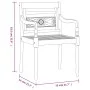 Juego de comedor para jardín 9 piezas madera maciza de teca von vidaXL, Gartensets - Ref: Foro24-3155983, Preis: 1,00 €, Raba...