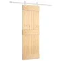 Puerta corredera con herrajes madera maciza de pino 70x210 cm by vidaXL, Doors - Ref: Foro24-3203161, Price: 171,02 €, Discou...