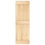 Puerta corredera con herrajes madera maciza de pino 70x210 cm von vidaXL, Türen - Ref: Foro24-3203161, Preis: 178,10 €, Rabat...
