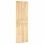 Puerta corredera con herrajes madera maciza de pino 70x210 cm by vidaXL, Doors - Ref: Foro24-3203161, Price: 171,02 €, Discou...