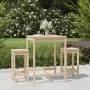 Set de mesa y taburetes altos 3 piezas madera maciza de pino by vidaXL, Garden sets - Ref: Foro24-3154725, Price: 181,51 €, D...