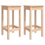 Set de mesa y taburetes altos 3 piezas madera maciza de pino von vidaXL, Gartensets - Ref: Foro24-3154725, Preis: 184,26 €, R...
