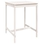 Set de mesa y taburetes altos jardín 5 pzas madera pino blanco von vidaXL, Gartensets - Ref: Foro24-3154731, Preis: 324,66 €,...