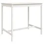Set de mesa y taburetes altos jardín 5 pzas madera pino blanco by vidaXL, Garden sets - Ref: Foro24-3154746, Price: 351,43 €,...