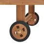 Tumbona de madera maciza de teca de vidaXL, Tumbonas - Ref: Foro24-48015, Precio: 267,35 €, Descuento: %