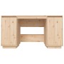 Schreibtisch aus massivem Kiefernholz, 140 x 50 x 75 cm von vidaXL, Schreibtische - Ref: Foro24-814324, Preis: 134,39 €, Raba...