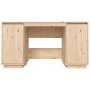 Schreibtisch aus massivem Kiefernholz, 140 x 50 x 75 cm von vidaXL, Schreibtische - Ref: Foro24-814324, Preis: 132,72 €, Raba...