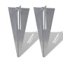 Zaunpfostennägel 2 Stück aus Stahl von vidaXL, Zaunpfosten - Ref: Foro24-140595, Preis: 19,00 €, Rabatt: %