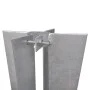 Fence post pegs 2 units steel by vidaXL, fence posts - Ref: Foro24-140595, Price: 18,71 €, Discount: %