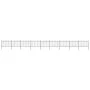 Garden fence with black steel spearheads 15.3x1.2 m by vidaXL, fence panels - Ref: Foro24-277628, Price: 603,00 €, Discount: %
