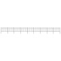 Gartenzaun mit Speerspitzen aus schwarzem Stahl 15,3x1,2 m von vidaXL, Zaunpaneele - Ref: Foro24-277628, Preis: 486,30 €, Rab...