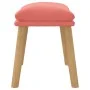 Pink velvet footstool 45x29.5x35 cm by vidaXL, Ottomans - Ref: Foro24-341439, Price: 39,25 €, Discount: %