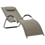 Loungers 2 units textilene gray taupe and gray by vidaXL, Loungers - Ref: Foro24-310519, Price: 145,76 €, Discount: %