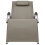 Loungers 2 units textilene gray taupe and gray by vidaXL, Loungers - Ref: Foro24-310519, Price: 145,76 €, Discount: %