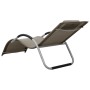 Loungers 2 units textilene gray taupe and gray by vidaXL, Loungers - Ref: Foro24-310519, Price: 145,76 €, Discount: %