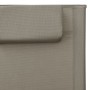 Loungers 2 units textilene gray taupe and gray by vidaXL, Loungers - Ref: Foro24-310519, Price: 145,76 €, Discount: %
