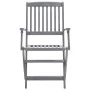 Klappbare Gartenstühle, 2 Stück, Kissen aus massivem Akazienholz von vidaXL, Gartenstühle - Ref: Foro24-3064508, Preis: 120,7...