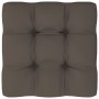 Gartenhocker aus weiß imprägnierten Kiefernholzpaletten von vidaXL, Modulare Sofas für den Außenbereich - Ref: Foro24-3066429...