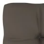 Gartenhocker aus weiß imprägnierten Kiefernholzpaletten von vidaXL, Modulare Sofas für den Außenbereich - Ref: Foro24-3066429...