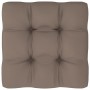Garden ottoman made of black impregnated pine wood pallets by vidaXL, Modular outdoor sofas - Ref: Foro24-3066441, Price: 63,...