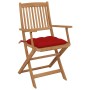 8 Stück klappbare Gartenstühle und Kissen aus massivem Akazienholz von vidaXL, Gartenstühle - Ref: Foro24-3074988, Preis: 449...