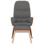 Rocking chair with footrest in light gray fabric by vidaXL, Rocking chairs - Ref: Foro24-3097401, Price: 149,18 €, Discount: %