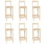 7-teiliges Bar-Set aus massivem Kiefernholz von vidaXL, Möbelsets für Küchen und Esszimmer - Ref: Foro24-3124712, Preis: 336,...