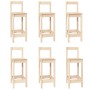 Set de bar 7 piezas madera maciza de pino de vidaXL, muebles para cocinas y comedores - Ref: Foro24-3124712, Precio: 340,52 €...