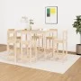 7-teiliges Bar-Set aus massivem Kiefernholz von vidaXL, Möbelsets für Küchen und Esszimmer - Ref: Foro24-3124712, Preis: 336,...