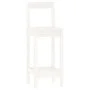 3-teiliges Bar-Set aus massivem weißem Kiefernholz von vidaXL, Möbelsets für Küchen und Esszimmer - Ref: Foro24-3124733, Prei...