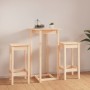 3-teiliges Bar-Set aus massivem Kiefernholz von vidaXL, Möbelsets für Küchen und Esszimmer - Ref: Foro24-3124727, Preis: 151,...