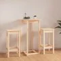 3-teiliges Bar-Set aus massivem Kiefernholz von vidaXL, Möbelsets für Küchen und Esszimmer - Ref: Foro24-3124727, Preis: 148,...