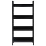 4-stufiges Regal aus schwarzem Holzwerkstoff, 60 x 27,6 x 124,5 cm von vidaXL, Bücherregale und Regale - Ref: Foro24-288222, ...
