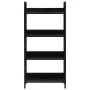 4-stufiges Regal aus schwarzem Holzwerkstoff, 60 x 27,6 x 124,5 cm von vidaXL, Bücherregale und Regale - Ref: Foro24-288222, ...