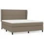 Boxspringbett mit taupegrauer Stoffmatratze 160x200 cm von vidaXL, Betten und Lattenroste - Ref: Foro24-3127897, Preis: 589,2...