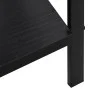 4-stufiges Regal aus schwarzem Holzwerkstoff, 60 x 27,6 x 124,5 cm von vidaXL, Bücherregale und Regale - Ref: Foro24-288222, ...