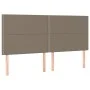Box spring bed with taupe gray fabric mattress 160x200 cm by vidaXL, Beds and slatted bases - Ref: Foro24-3131925, Price: 584...
