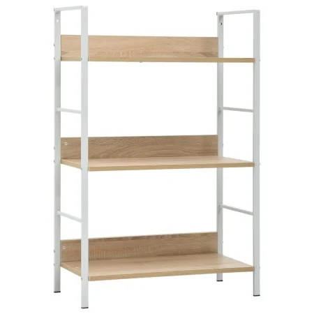 3-stöckiges Bücherregal aus Eichenholz 60x27,6x90,5 cm von vidaXL, Bücherregale und Regale - Ref: Foro24-288221, Preis: 56,51...