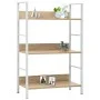 3-stöckiges Bücherregal aus Eichenholz 60x27,6x90,5 cm von vidaXL, Bücherregale und Regale - Ref: Foro24-288221, Preis: 56,51...